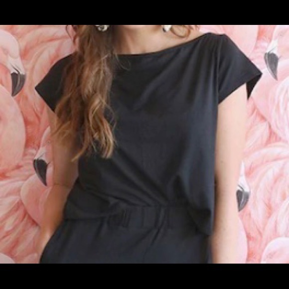 Smash+Tess Tops - Smash + Tess Black Short Sleeve Top